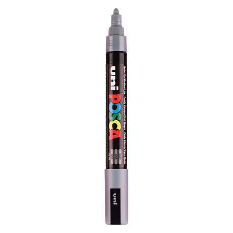 Marker farbowy Uni posca pc5m szary - końcówka stożkowa 2,5 mm