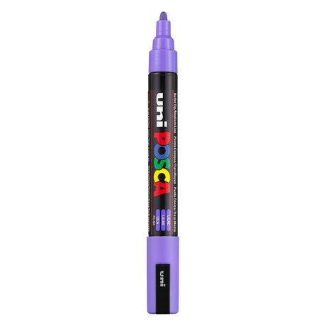 Marker farbowy Uni posca pc5m liliowy - końcówka stożkowa 2,5 mm