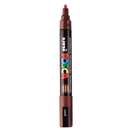 Marker farbowy Uni posca pc5m brązowy - końcówka stożkowa 2,5 mm