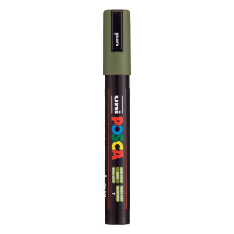 Marker farbowy Uni Posca 5m w kolorze zielonym khaki