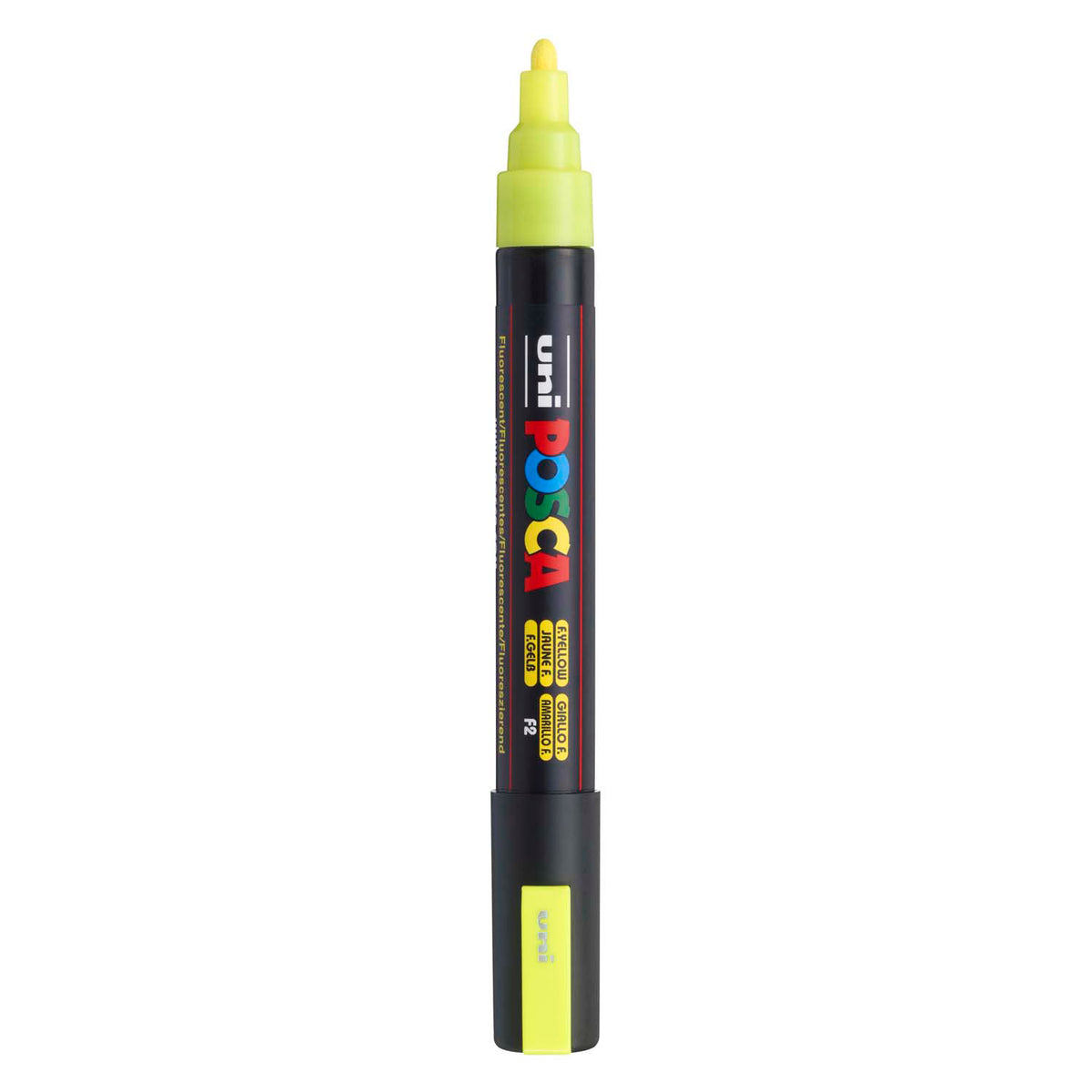 Marker farbowy Uni posca pc5m neon żółty - końcówka stożkowa 2,5 mm