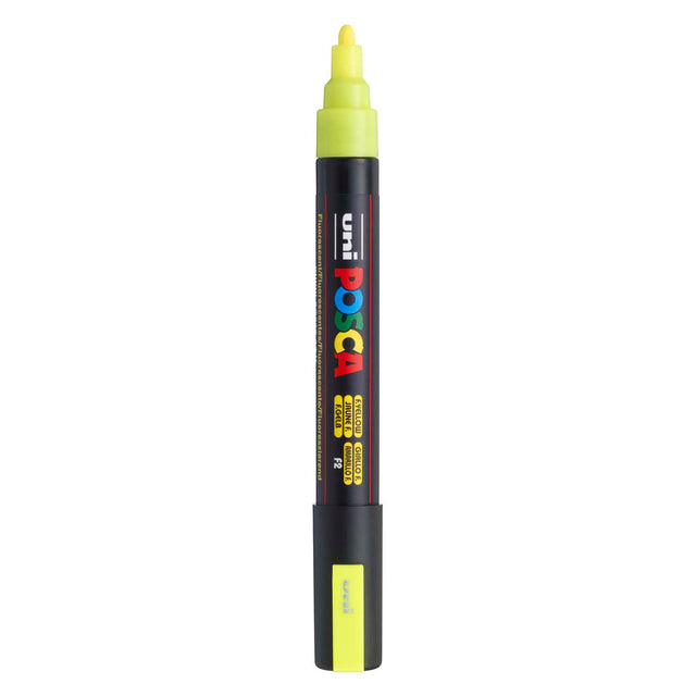 Marker farbowy Uni posca pc5m neon żółty - końcówka stożkowa 2,5 mm
