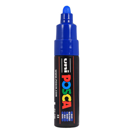 Marker farbowy Uni posca 7m niebieski - końcówka stożkowa 4,5mm