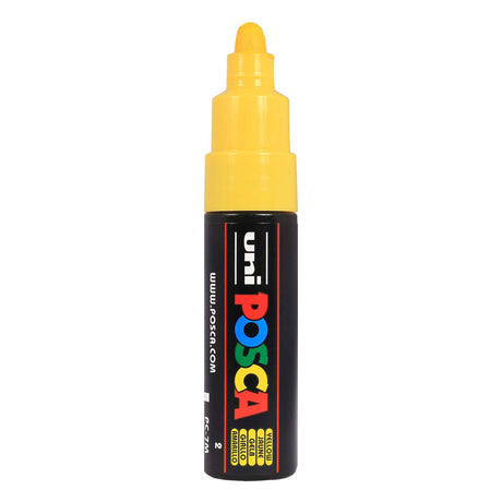 Marker farbowy Uni posca 7m żółty - końcówka stożkowa 4,5mm