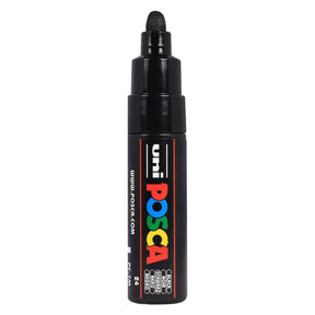 Marker farbowy Uni posca 7m czarny - końcówka stożkowa 4,5mm