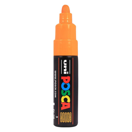 Marker farbowy Uni posca 7m pomarańczowy - końcówka stożkowa 4,5mm