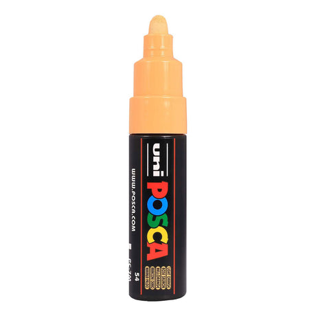 Marker farbowy Uni posca 7m jasnopomarańczowy - końcówka stożkowa