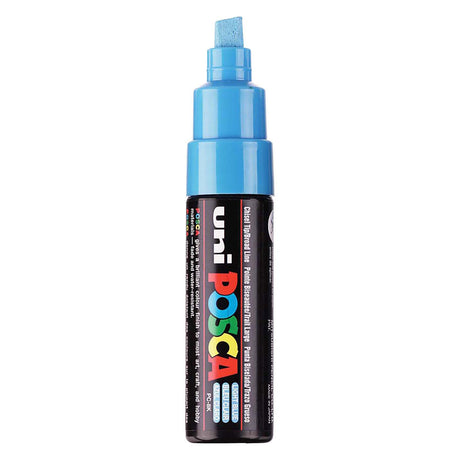 Marker farbowy Uni Posca 8k jasnoniebieski - ścięcie 8mm