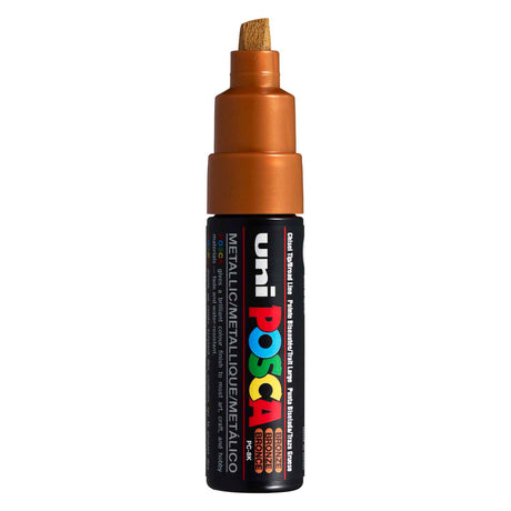 Marker farbowy Uni posca 8k brąz - dłuto 8mm