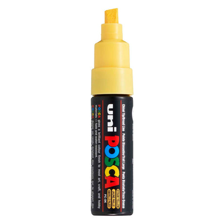 Marker farbowy Uni posca 8k słomkowożółty - ścięcie 8mm
