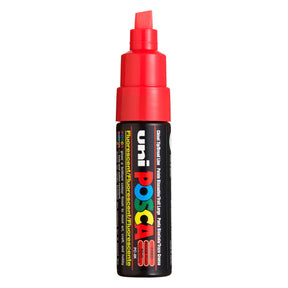 Marker farbowy Uni Posca 8k neonowoczerwony - ścięcie 8mm