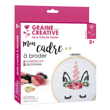 Zestaw do haftu kreatywnego Graine Graine 15,5 cm Jednorożec