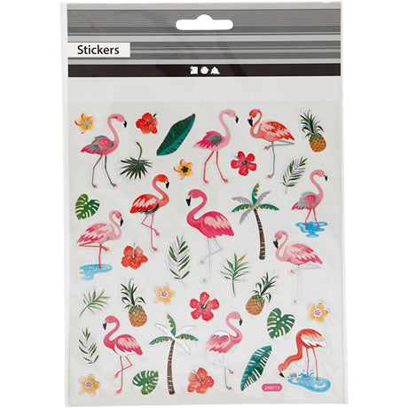 Firma Creativ https: www.cchobby.nl naklejki-flamingo-arkusz-15x16-5-cm-ca-37-piece-1-arkusz