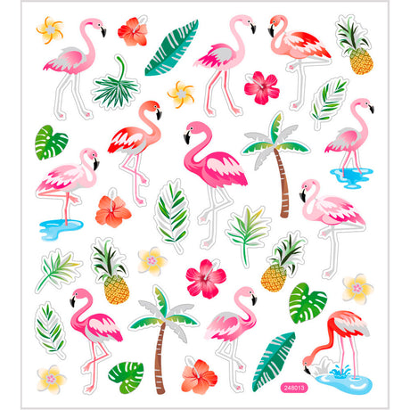 Firma Creativ https: www.cchobby.nl naklejki-flamingo-arkusz-15x16-5-cm-ca-37-piece-1-arkusz