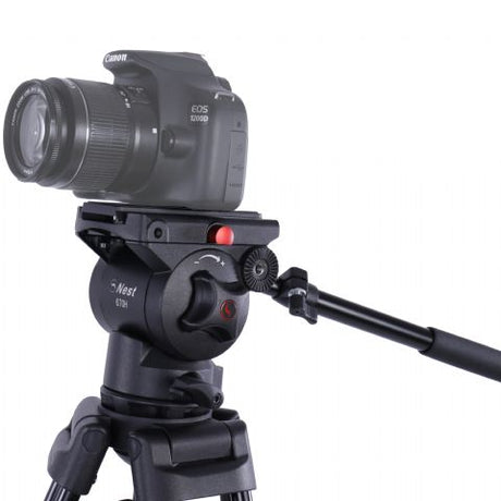 Statyw wideo Nest nt-670 + głowica tłumiona cieczą