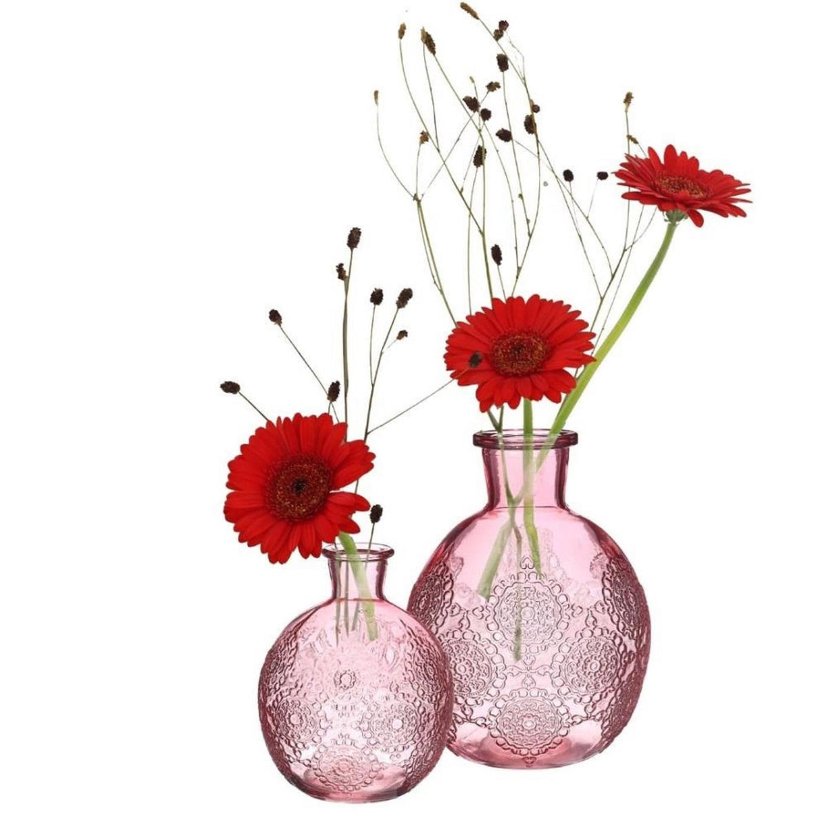 Ideas 4 pory roku wazon boloński różowy ã˜9,5xh12cm
