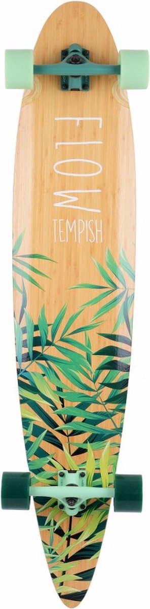 Tempish – longboard flow xl – 46 cali 117 cm – longboard do tańca carvingowego – gładki pokład z elastycznym pokładem