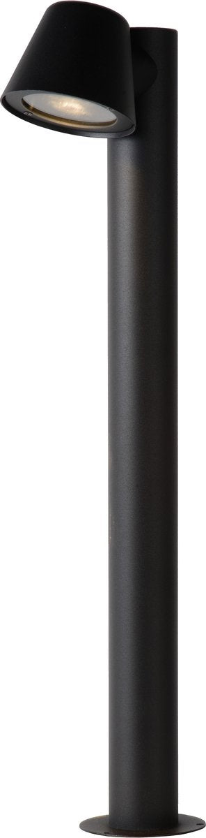 Lucide dingo-led - lampa stojąca - led ściemnialna - gu10 - 1x5w 3000k - ip44 - antracyt