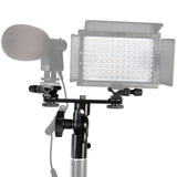 Podwójny uchwyt uchylny Falcon Eyes + 2 x gorąca stopka cld-14a