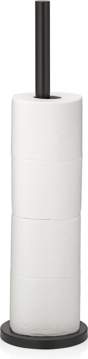 Uchwyt na papier toaletowy Kela, na 5 rolek, 57 cm, czarny - | karta