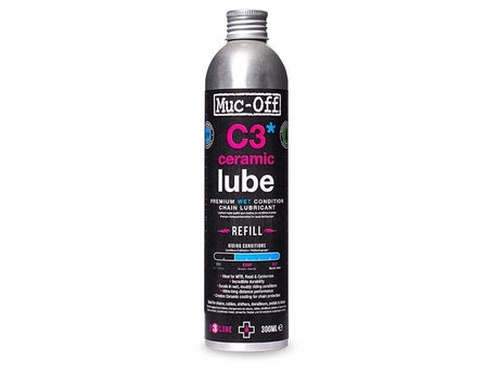 Muc-off do konserwacji rowerów C3 mokry smar ceramiczny 300 ml opakowanie uzupełniające