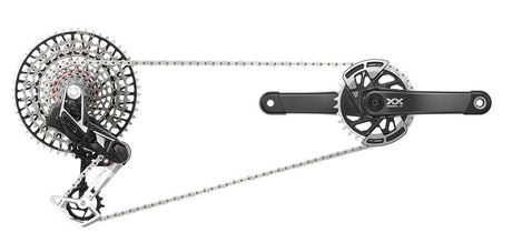Zestaw grupowy Sram Zestaw grupowy xx eagle axs pm 175 t-type gs-xx-e-d1 miernik mocy