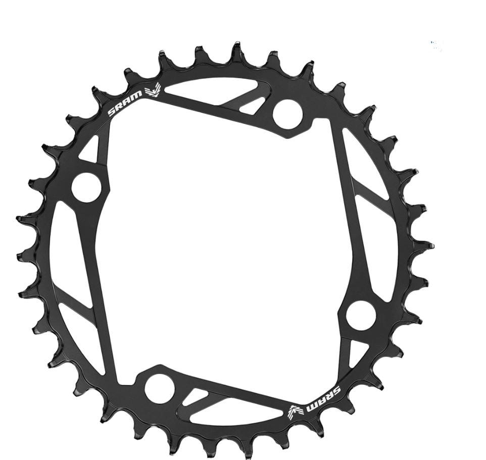 Zębatka Sram typu T 36t 104, stal czarna