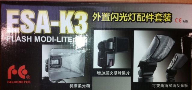 Zestaw lamp błyskowych Speedlite firmy Falcon Eyes esa-k3