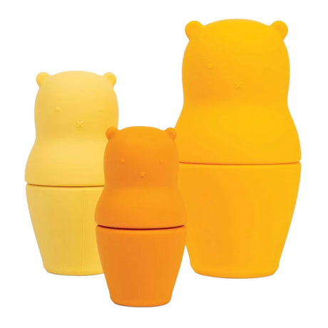 Bigjigs silikonowe gryzaki misie - 3 sztuki.