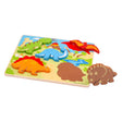 Bigjigs drewniane puzzle dinozaur - 5 szt.