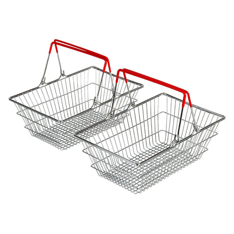 Metalowe kosze na zakupy Bigjigs - 2 szt.