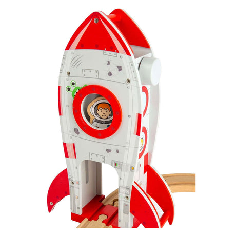 Drewniane szyny Bigjigs - rakieta