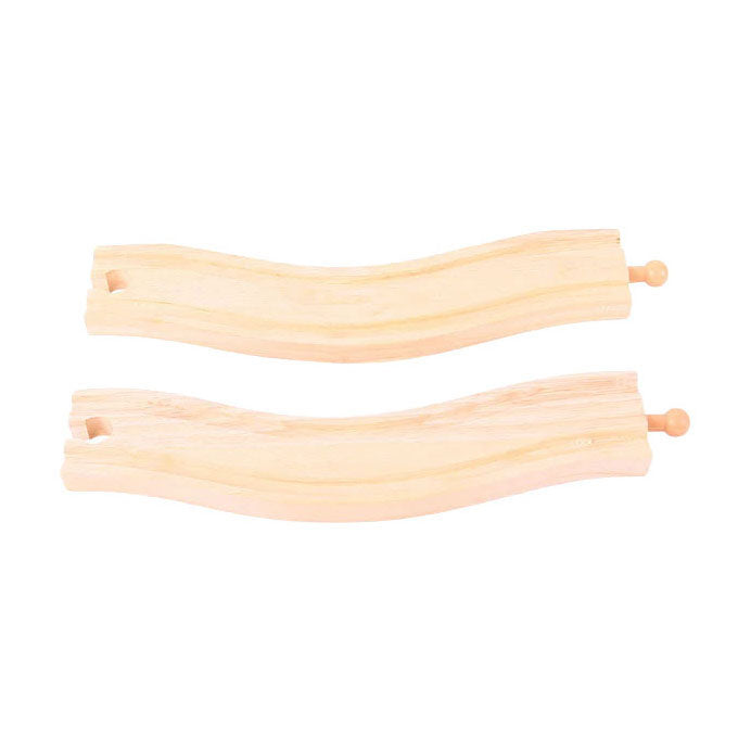 Poręcze drewniane Bigjigs - poręcze kręte - 2 szt.