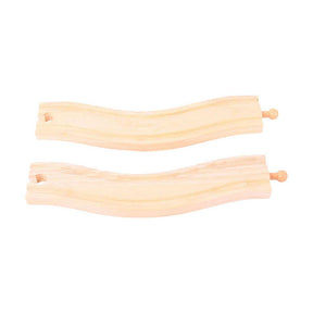 Poręcze drewniane Bigjigs - poręcze kręte - 2 szt.