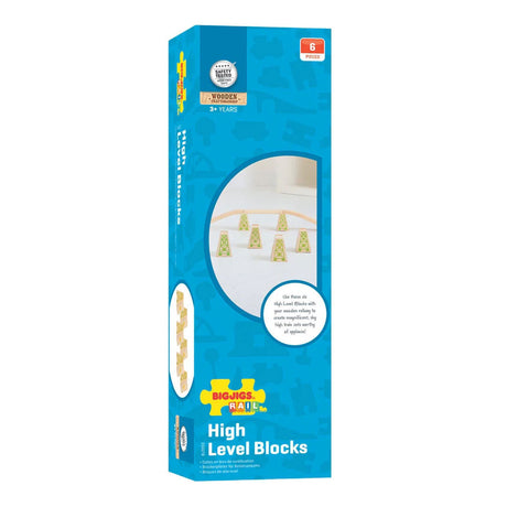 Poręcze drewniane Bigjigs - filary mostu - 4 szt.