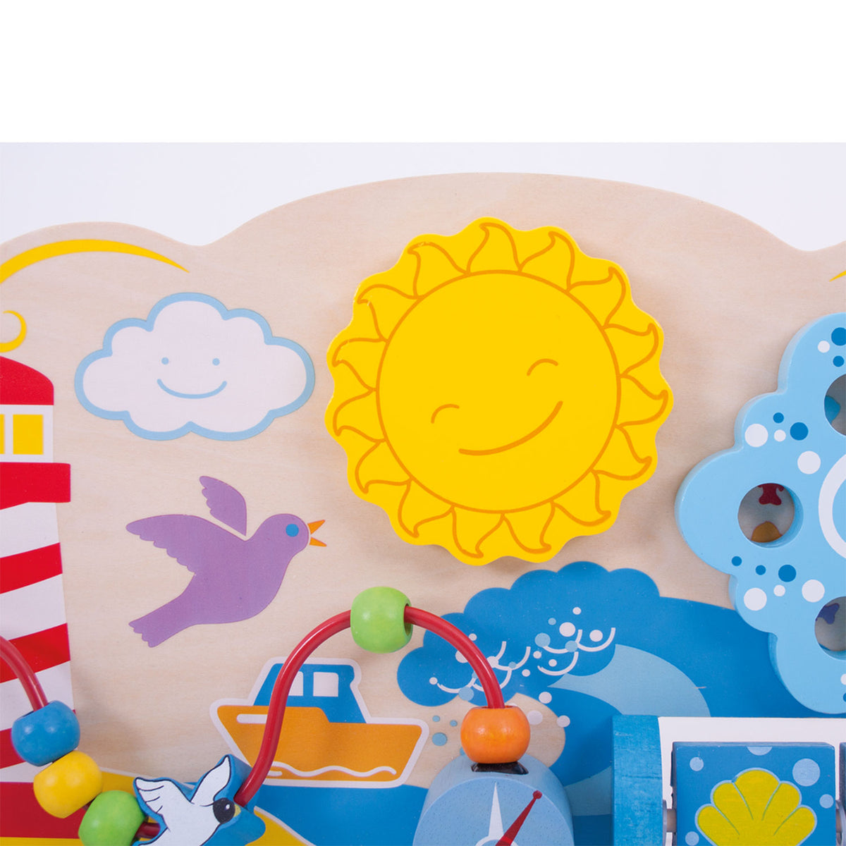 Plansza do gry w morskie pudełko z centrum aktywności Bigjigs
