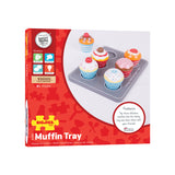 Zestaw drewnianych muffinów Bigjigs