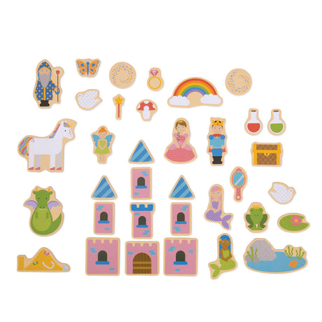 Magnesy fantasy Bigjigs, 35 szt.