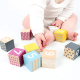 Bigjigs bigjjigs drewniane klocki z numerami, 100% fsc