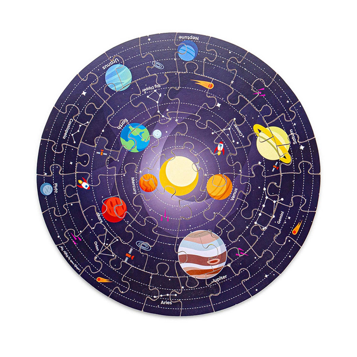 BigJigs Puzzle Solar Układ słoneczny, 39 cm