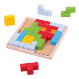 Wzory puzzli z klocków drewnianych firmy Bigjigs