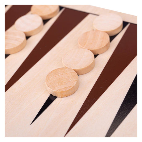 Drewniana gra planszowa Bigjigs backgammon