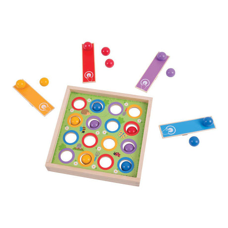 Bigjigs Toys Strzał w doniczce (celuj, strzelaj i zdobywaj punkty)