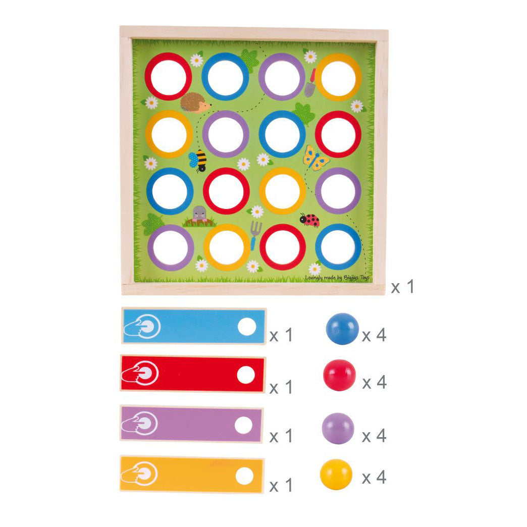 Bigjigs Toys Strzał w doniczce (celuj, strzelaj i zdobywaj punkty)