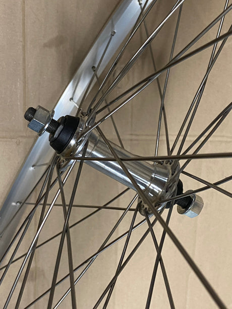 Koło przednie Rodi 26 - 559x21 parallex nowe alu. srebrny fm21 stały sp.14 stal nierdzewna