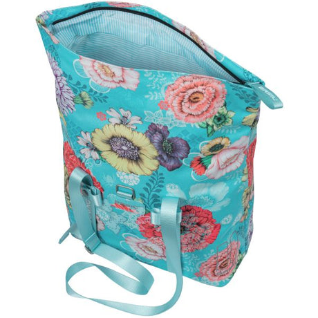 Basil Bloom Field Bcycle Kupper, czapka z recyklingu, wodoodporny, regulowany pasek na ramię, przedział laptopa, 15-20L, niebieski