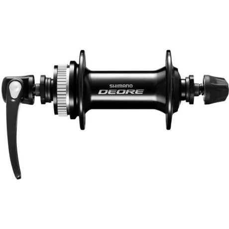 Piasta przednia Shimano deore hb-m6000 - 36 otworów - szerokość montażowa 100 mm - z szybkozamykaczem - czarna