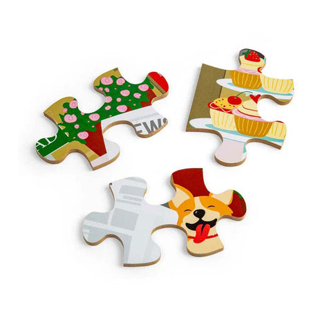 Puzzle drewniane Bigjigs na podłogę miasta Londyn, 48 elementów.