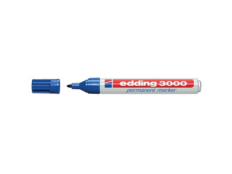 Marker permanentny Edding 3000 niebieski, opakowanie 10 sztuk