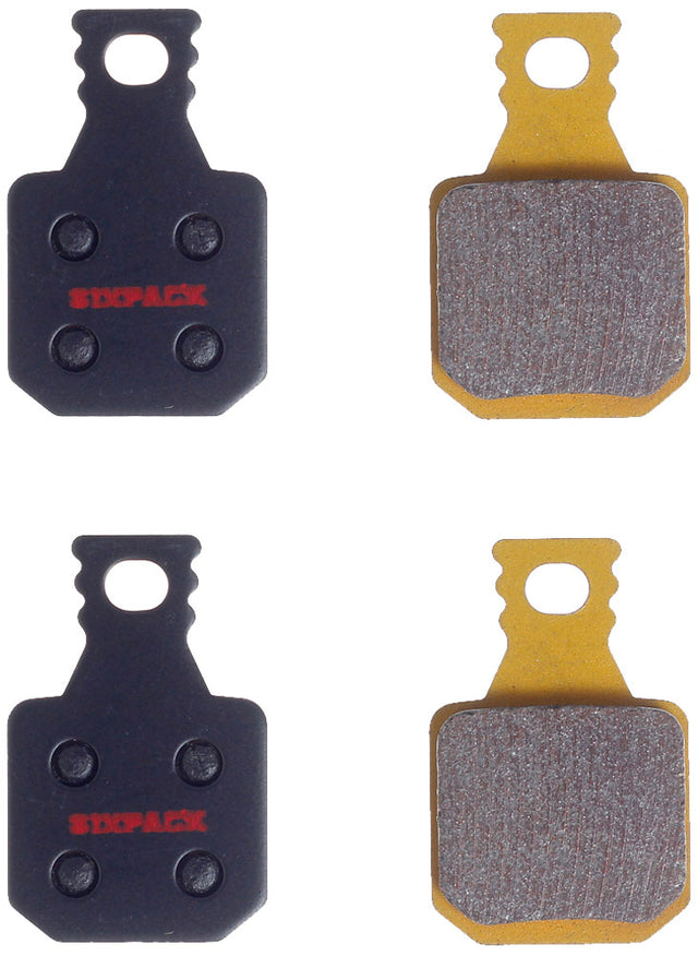 Spiekane klocki hamulcowe Sixpack Racing do Magura mt7